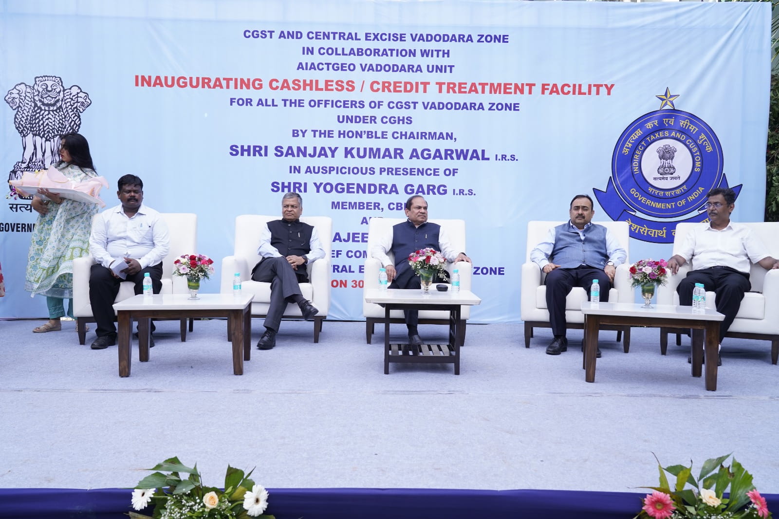 Inaugurating Cashless / Credit Treatment Facility